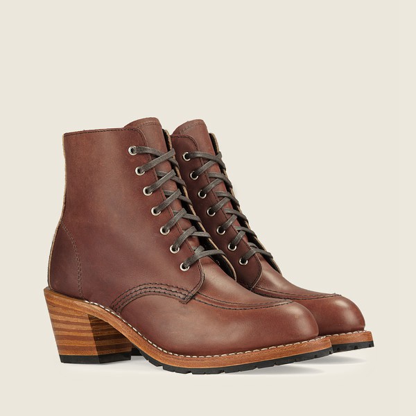 Bottes Red Wing Heritage - Clara - Heeled Harness Cuir - Marron - Femme 372BXHEQG